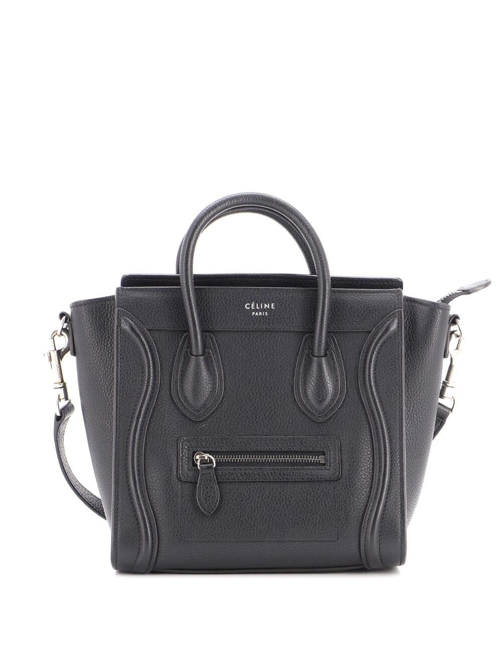 Celine Luggage Bag Grainy Leather Nano #366498C18B
